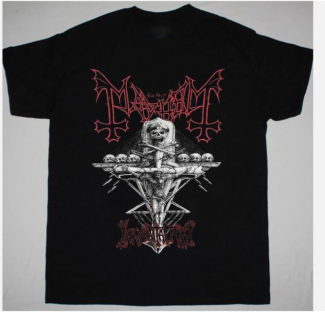 

Mayhem T- Shirt Short Sleeve Cotton Black Women Men XL