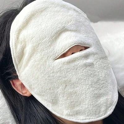 1pc Reusable Thermal Warm/Cool Facial Mask Face Towel Home Bathroom Decor Fall Decor Back To School for Beauty Salon Home Bathroom