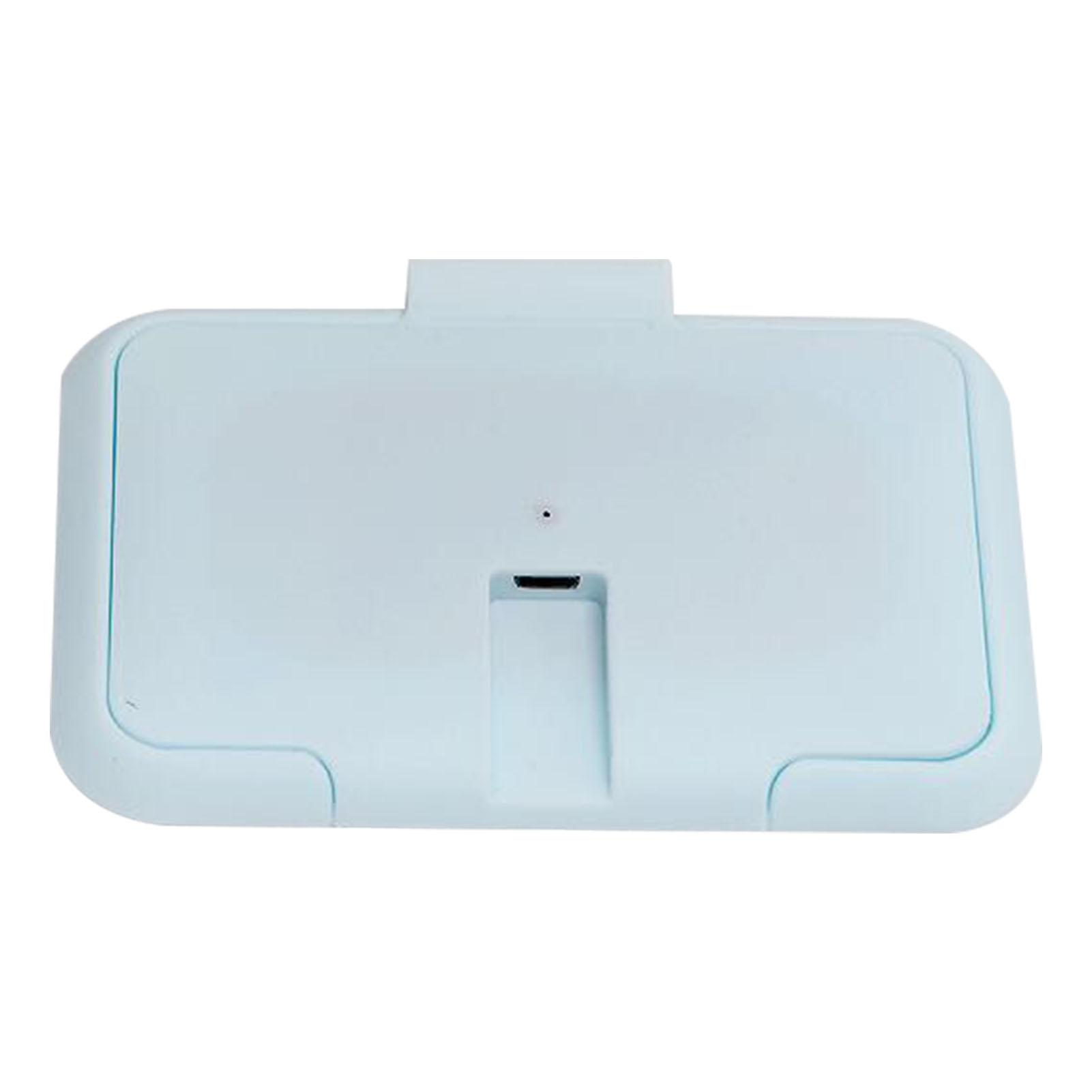 

USB-нагреватель влажных салфеток с постоянной температурой, портативный подогреватель детских салфеток для дома, автомобиля, улицы, синий синий