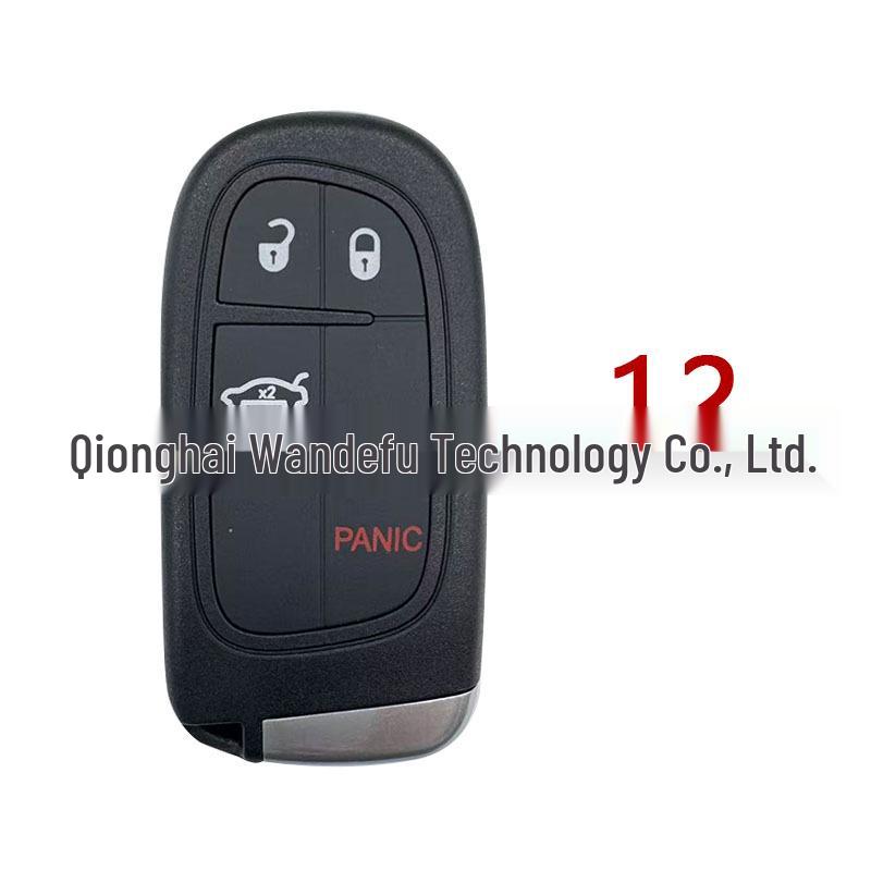 Key Shell for Jeep, Chrysler, Dodge, RAM, and Durango