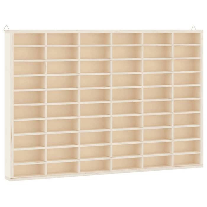VidaXL Vitrine murale avec 60 compartiments 60x4,5x40,5 cm 4017378