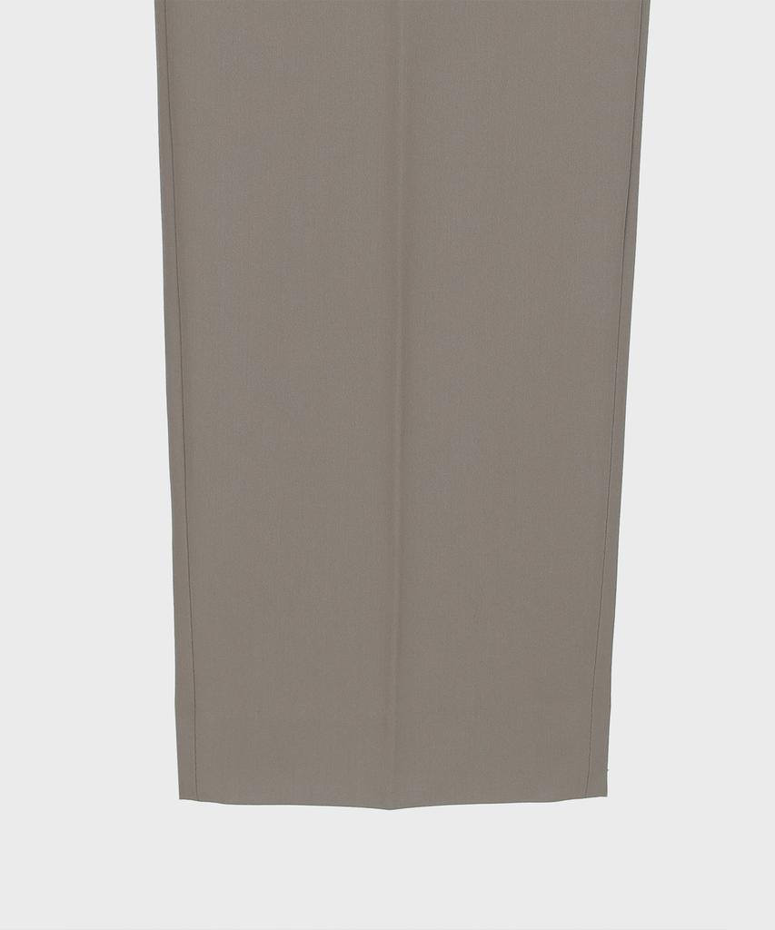 BASIC HOUSE Recycled Tapered Fit Slacks Beige Lwpt0103