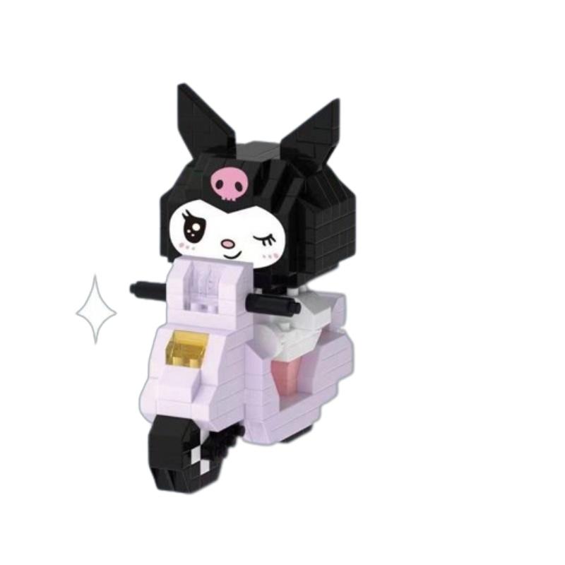 Miniature Building Blocks Bike Rides With Cute Characters