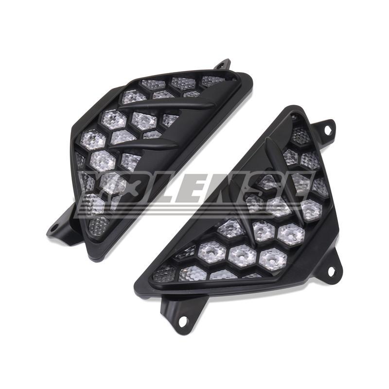 Fit For 250/300/400 Motorcycle Front LED Turn Signal Indicator Flasher Light