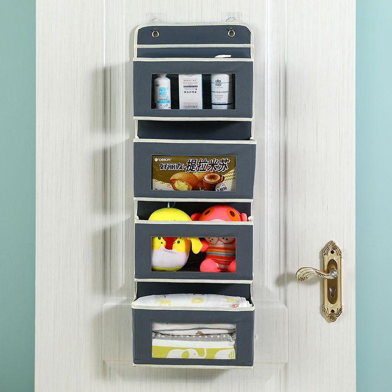 Storage Hanging Bag Behind The Door Wall-mounted Storage Bag Fabric Hanging Pocket Dormitory Home Wall-mounted Storage Bag Hanging Wall