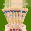 Wooden Educational Nostalgic Pick-up Sticks Parent-Child Game - 80 Stick Set (Bamboo Skewers)