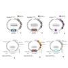 Verstellbares Medicals Alert ID-Armband mit gravierbarem Anhänger, Edelstahl, doppellagiges Armband, Handgelenkschmuck