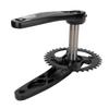 Bike Crankset Black Hollow Integrated Positive Negative Gear 36T Chainring with Crank Bottom Bracket
