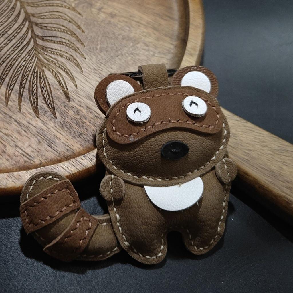 Soft Leather Ragdoll Cat Doll Keychain Pendant Hanging Bag Accessories Decoration Couple Doll Cute Gift Holiday Bag Pendant