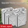 Portable 304 Stainless Steel Fuel Can - 30L/25L, Thickened for Oil, Gasoline, Diesel, Car Spare Tank
