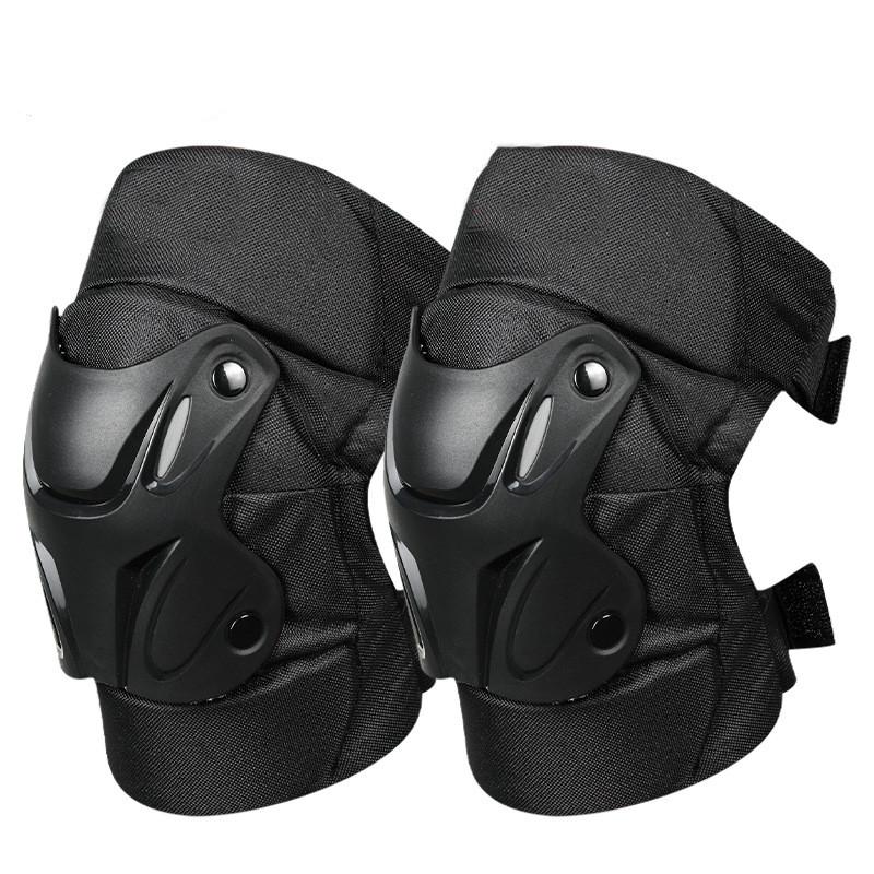 

Пара защитных наколенников для езды на мотоцикле, защитные наколенники для езды по пересеченной местности, защищающие от падений чёрный