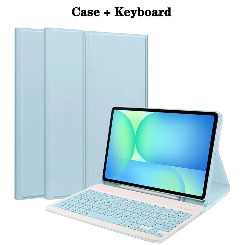 Case for Samsung Galaxy Tab S10 FE 10.9 Inch, Keyboard Cover for Samsung Galaxy Tab S10 FE 10.9 Inch SM-X520/X526/X526B