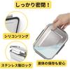 Set of 2 and Stainless Steel Lunch Boxes for and 600ml Easy To and Perfect for Keeping Soups and Other Dishes Stylish, Microwave-safe Dishwasher-safe