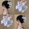 Practical Plastic Floral Hair Claw Clip Offering Stylish And Secure Grip Fashion Hair Accessory For Fashion Ladies