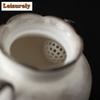 160ML Inkt Schilderen Zhiye Roosteren Bloem Mond Theepot Japanse Thee Infuser Pot Thee Zetketel Met Bolgat Cha Geschenk Ambacht