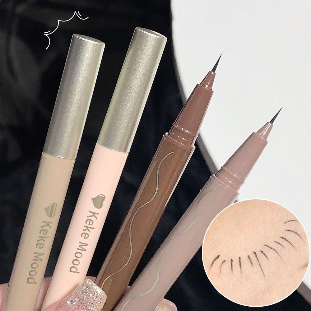 

2 шт., водонепроницаемая ручка для нижних ресниц, ультратонкая ручка для нижних ресниц, женская косметика