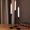 European Metal Plated Candle Holder for Weddings and Dining Table Decor