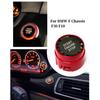 For BMW F10 F11 F07 F01 F02 Red Crystal Engine Start Stop Push Button Cover Trim