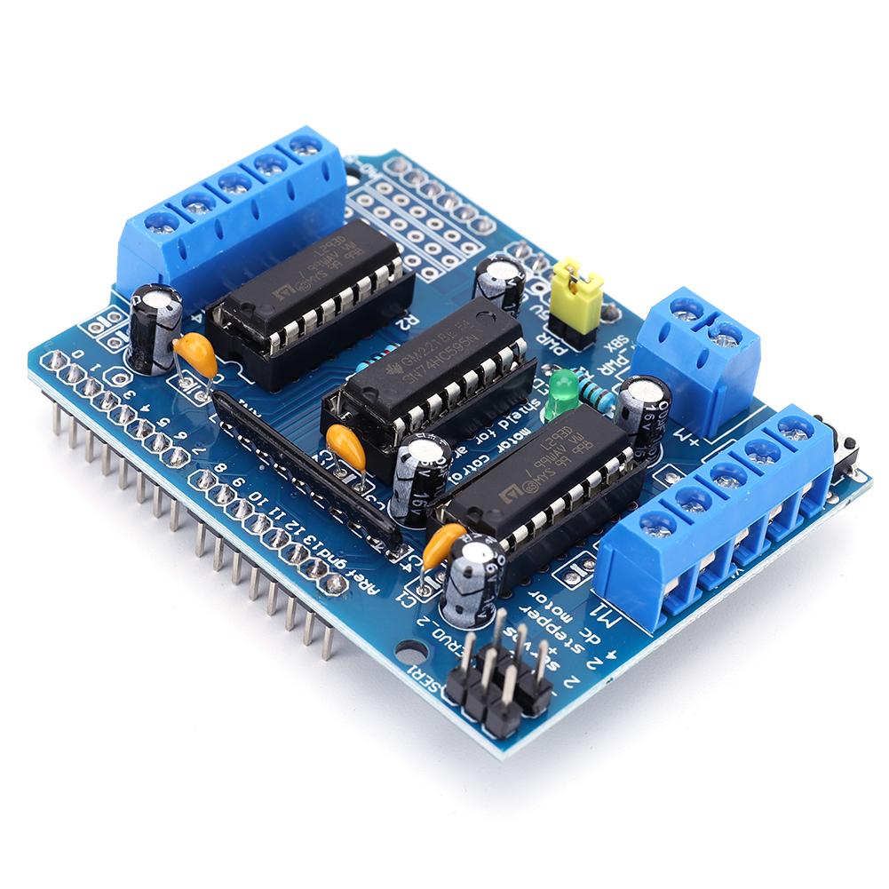 

L293D DC Motor Drive Shield Stepper 4.5-36V 4CH Motor Control Shield for Arduino