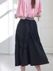 LBYL Black Volume Elastic Skirt