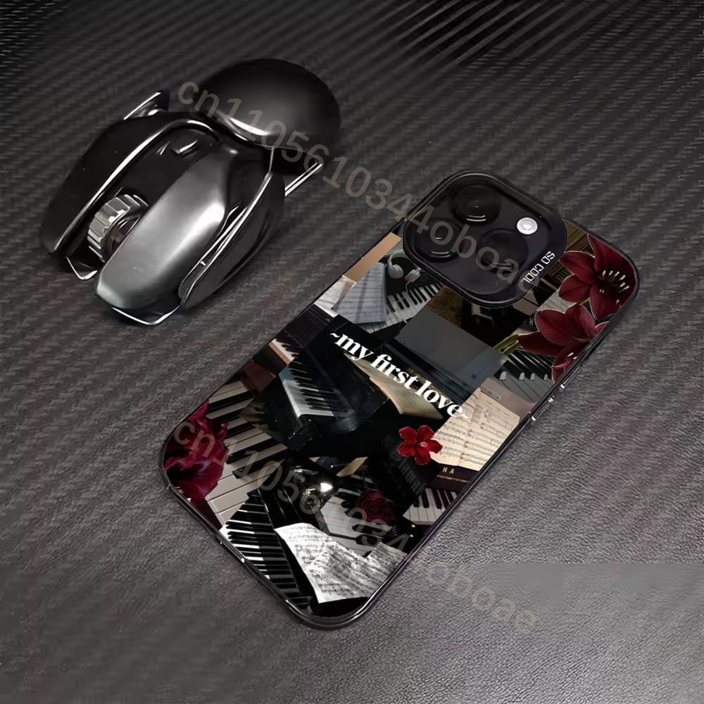 Piano Classical Music Phone Case For iPhone 17,16,15,14,13,12,11,Pro,MAX,Plus TPU Soft To Skin-friendly Cover