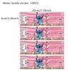 Frozen Cartoon Stitch Water Bottle Self Adhesive Sticker Birthday For