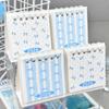 Cute Mini 2026 Desk Calendar Bow Cartoon Desktop Calendar Coil Binding Portable Schedule Planner Desktop Decoration