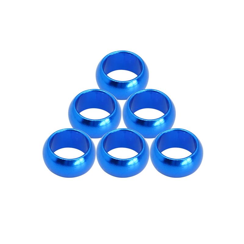 5 Stück Aluminium Vogel Fußring Innendurchmesser 8mm/10mm Tauben Papagei Vogel Outdoor Flugtraining Identifikation Rennbedarf