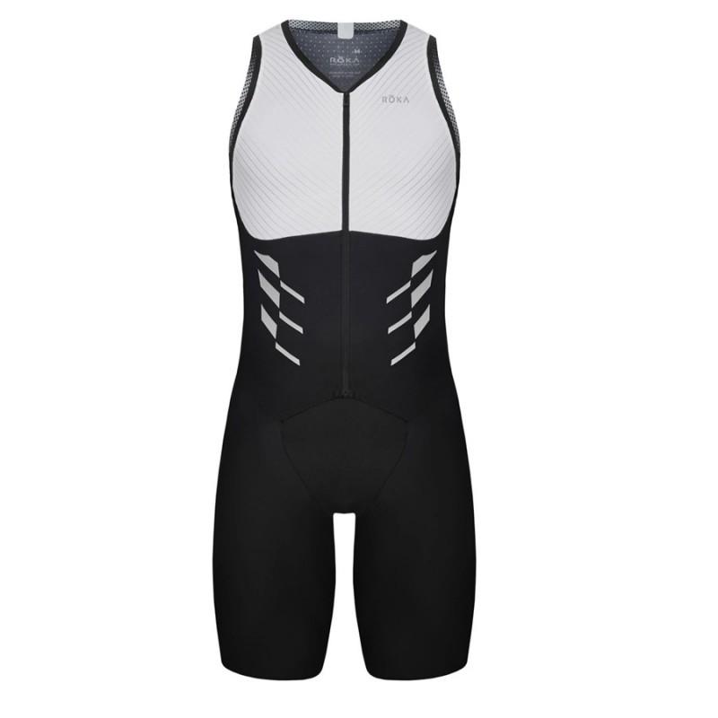 Mens Triathlon Cycling Suit Sleeveless Compression Lycra Quick-Dry Bike Jersey Road Mountain Biking