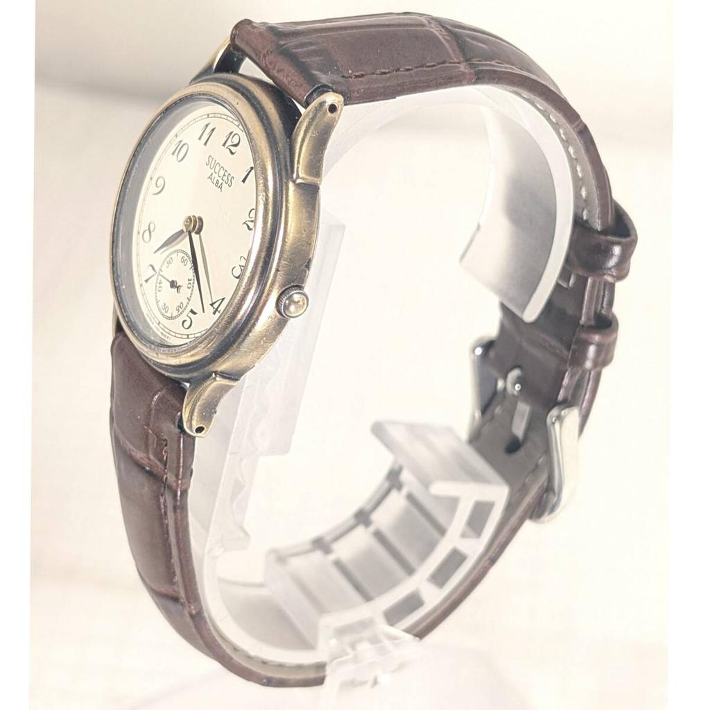 SEIKO ALBA SUCCESS Small Seconds Battery and Strap Working Men's Watch, Replaced, Condition, Q-12