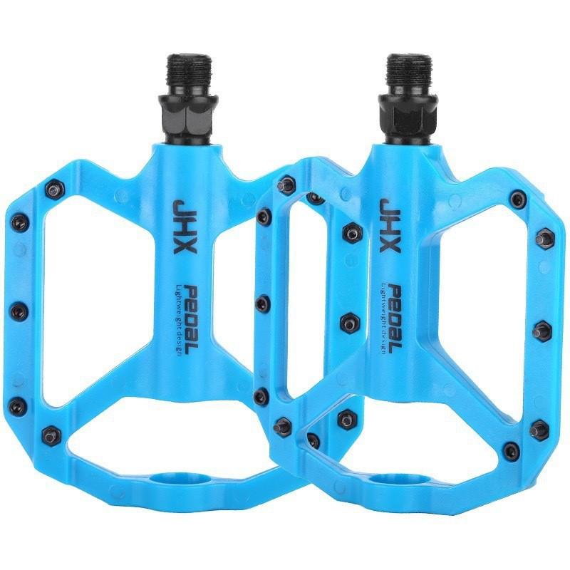 Mountain Bike Road Pedals Non-slip Wide Platform Carbon Fiber Nylon Bicycle Foot CUA