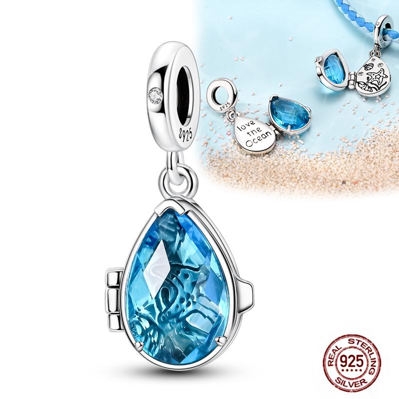 Ocean World Series Original Charms Copper Sea Turtle Octopus Dolphin Seahorse Beads Fits Bracelet Diy Jewelry Gift