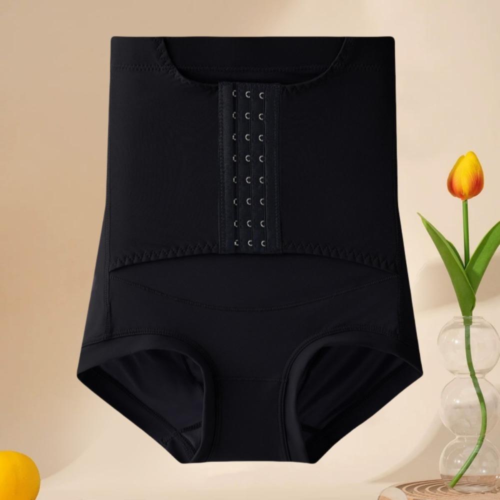 Buckle Slimming Shaping Panties High Waist Tummy Control Underwear Postpartum Body Shaper  Lady