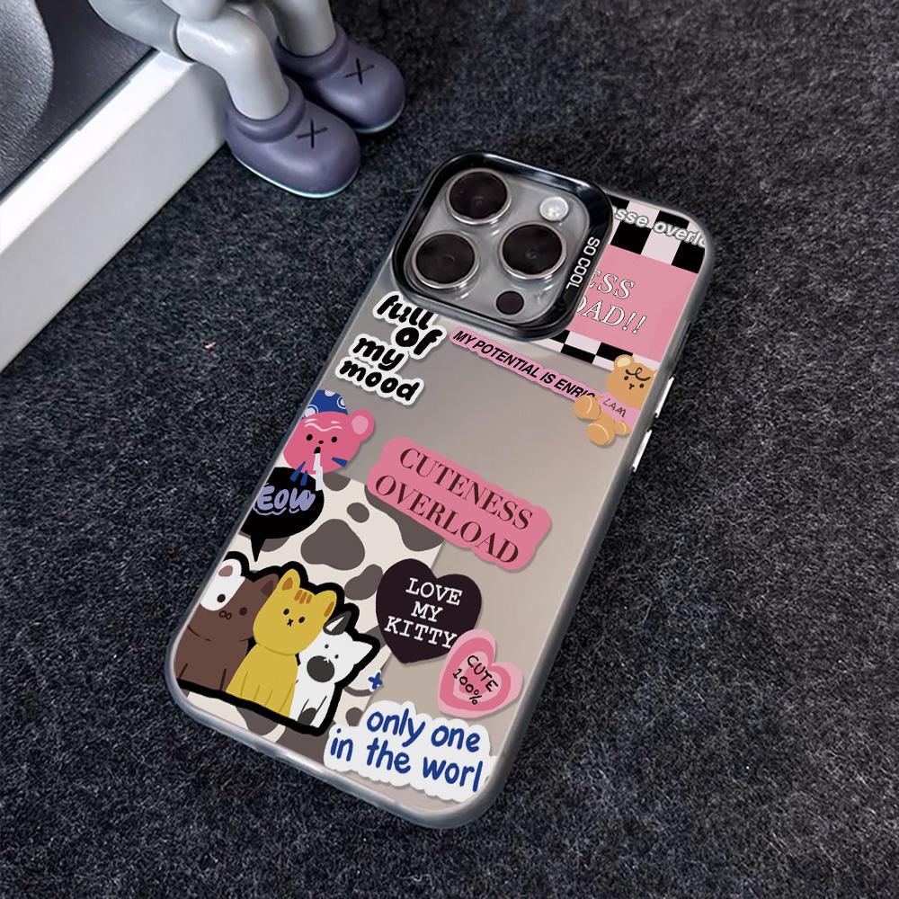 Painted Phone Case for iPhone 11 14 15 16 iPhone 17 11 12 13 for 17 14 15 16 Pro14 15 16 Pro Max for Samsung S25 Ultra S24 S25 A36 A56 A16 Hard Cover
