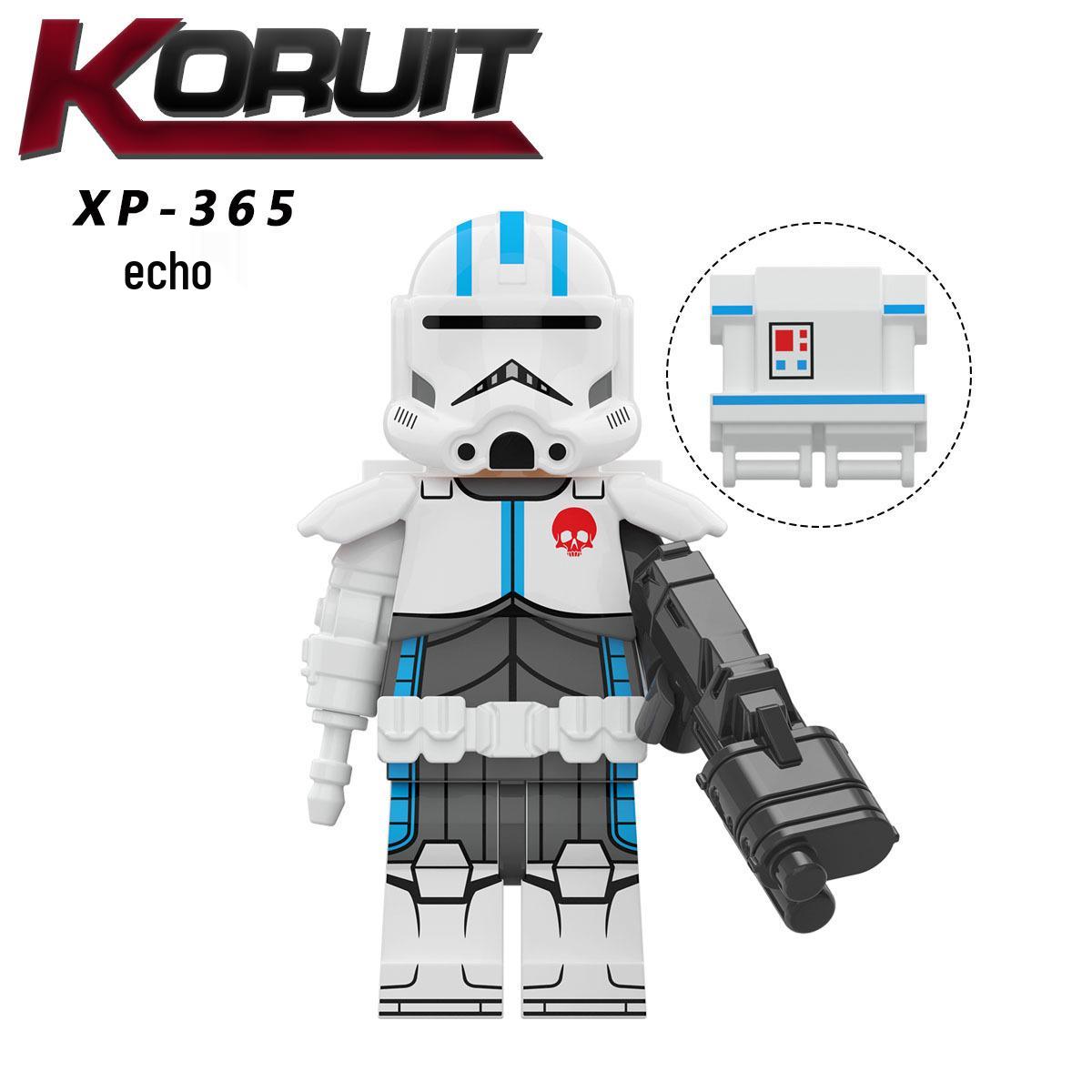 Kryo KT1047 Planet Series Hunter Echo Destroyer Building Blocks Mini Figures for Children