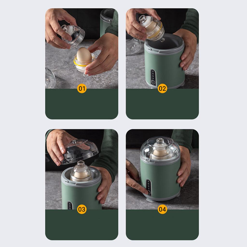 Electric Egg Scrambler Shaker Efficient Mixing Uniform Rotation Multifunctional Portable Eggs White Mixer for Kitchen