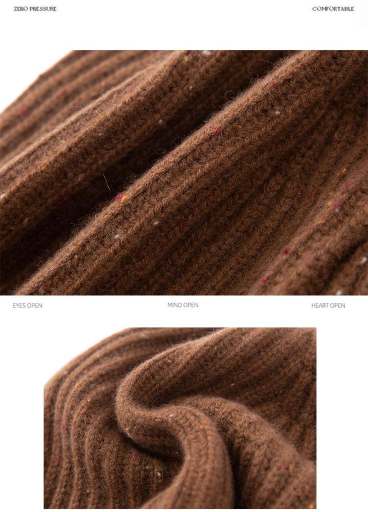 Pure Cashmere Knitted Beanie Cap - Autumn/Winter Collection