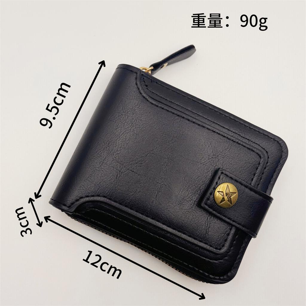 Men's Wallet Genuine Leather Purse Male Rfid Wallet Multifunction Storage Bag Coin Purse Wallet's Card Bags
