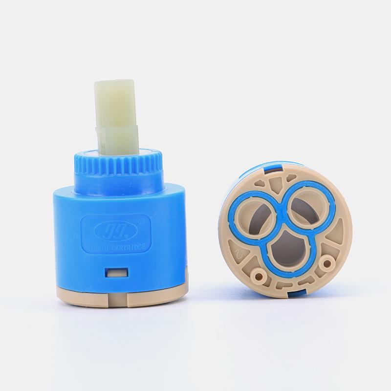 Ceramic Hot/Cold Faucet Cartridge Kit for Kitchen, Basin, and Shower Repair