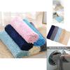 Ultra-absorbierendes Chenille Badezimmerteppich-Set Moderner Schlichter Stil Rutschfeste Badematten