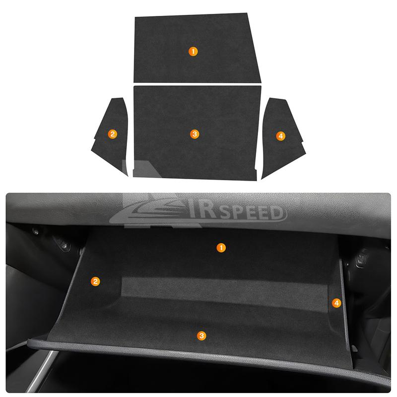 Top Suede Car Co-Pilot Toolbox Sticker For Hyundai Tucson NX4 2024 2025 2026 Interior Trim Protect Accessories