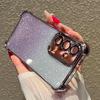Suitable for Samsung A55 Mobile Phone Case Samsung A16a36 New Glitter Powder Electroplating S25 S24ultra Transparent Women's Model