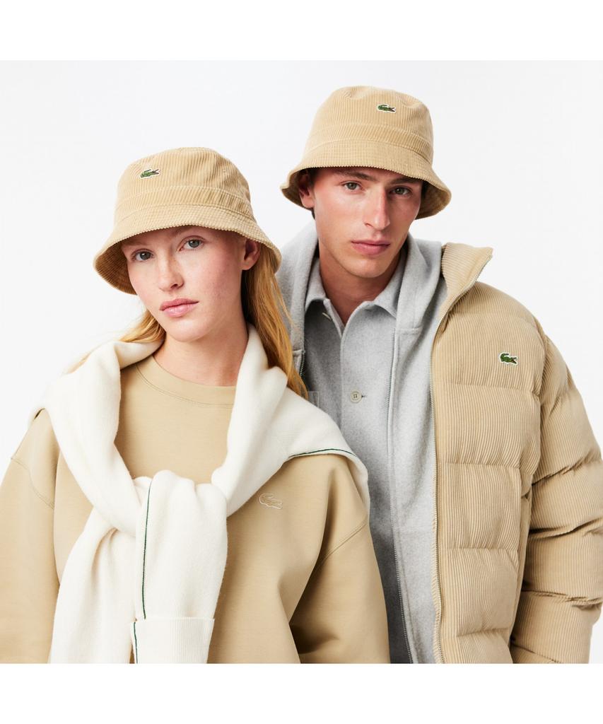 LACOSTE Men'S Corduroy Cotton Bucket Hat Rk2934-54N 02S