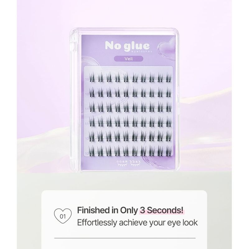 ccam bbak - No Glue Lash - 5 Types