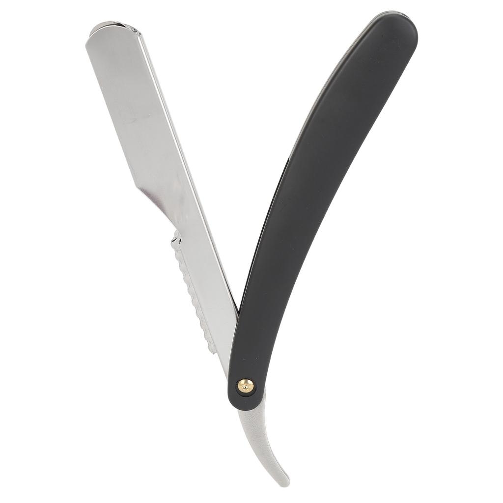 Vintage Manual Beard Knife Ergonomic Streamline Folding Holder Beard Trimmer Rack for Men