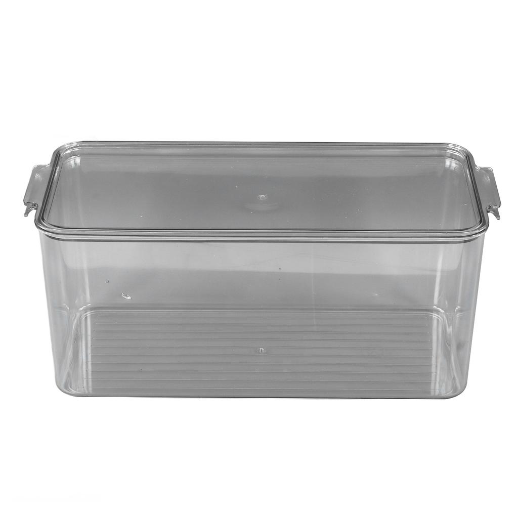 Plastic Storage Box Stackable Refrigerator Kitchen Clear Plastic Fruit Vegetable Preservation Storage BoxHigh