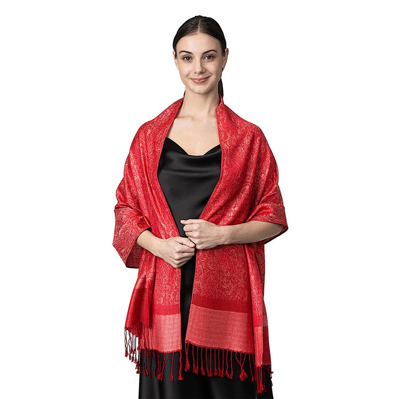 Jacquard Scarf Women Luxury Fashion Thick Soft Lady Scarves Stole Shawl Muslim Hijab Wrap Headband Neckerchief Bandana