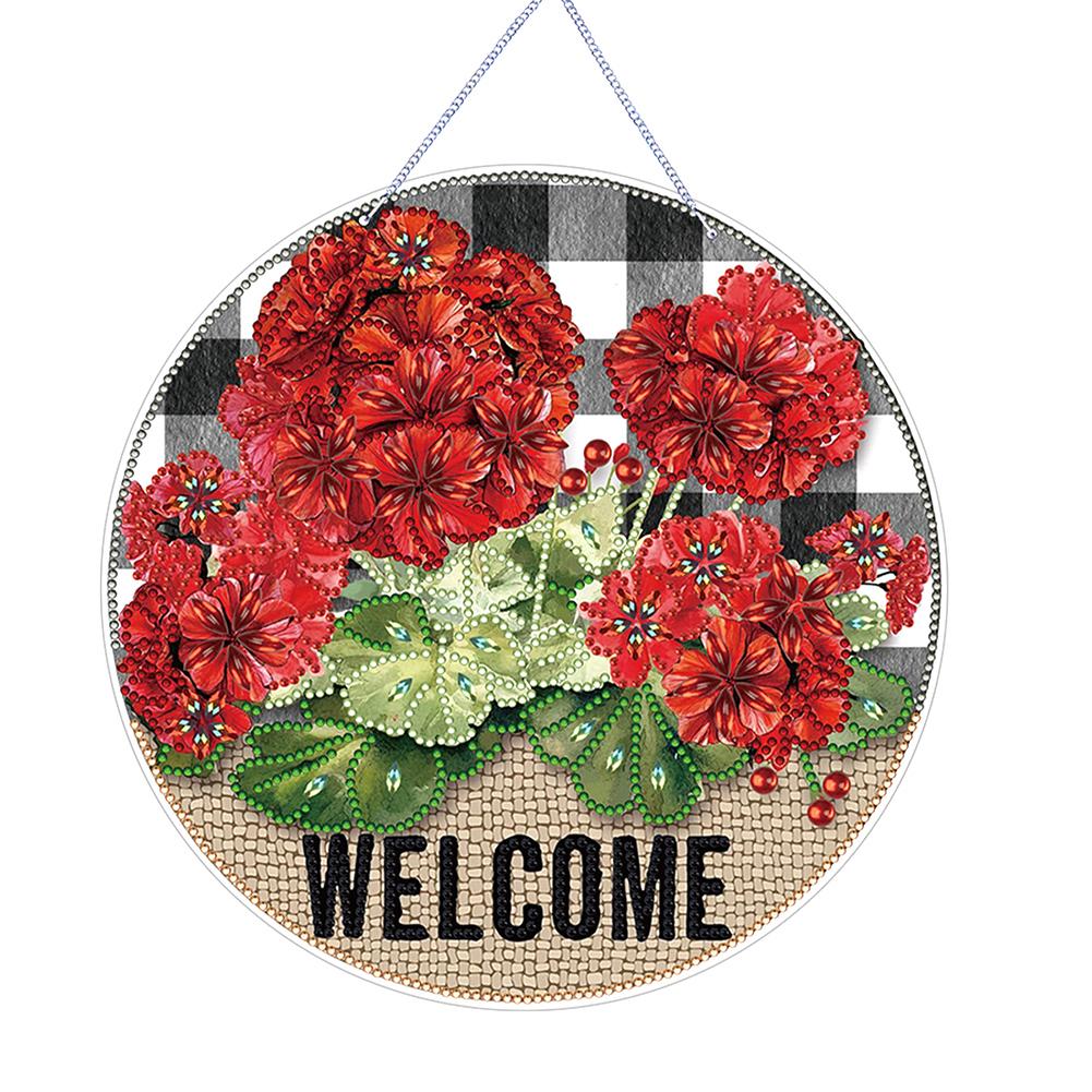 Acrylic Summer Vibe 5D DIY Diamond Painting Dots Pendant Rhinestone Diamond Art Window Pendants for Garden Window Decor