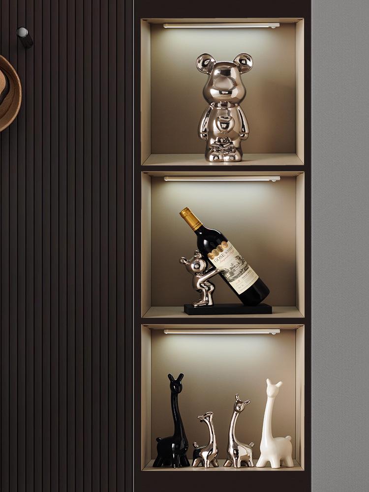 

Elegant Electroplated Ceramic Figurine Set for Living Room and Entryway Décor