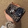 Leopard Print Minnie Case for Apple iPhone 15 Pro Max - Cartoon, Cute, High-end Cross-border Design